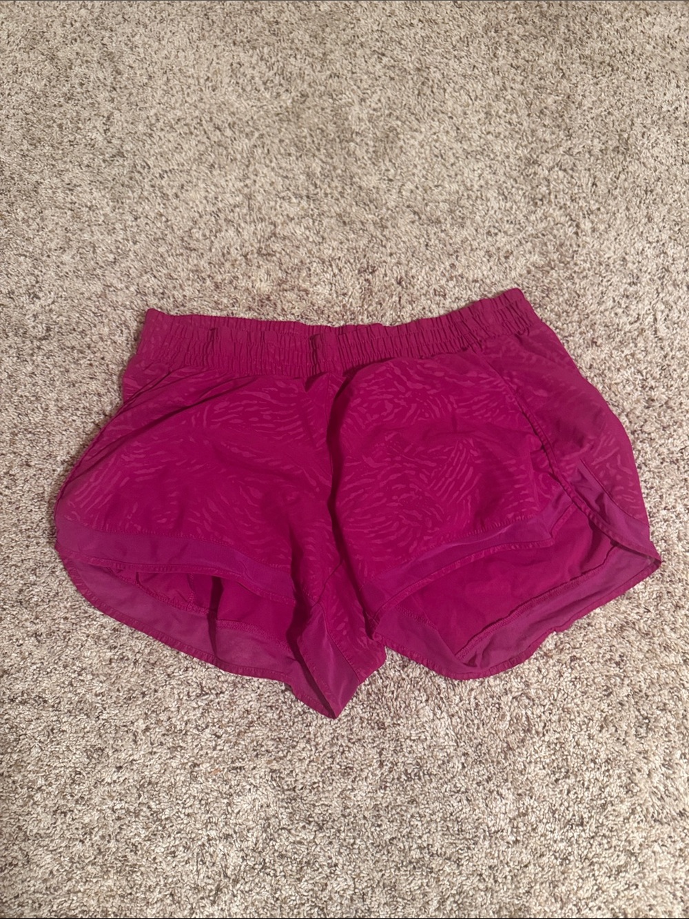 Athleta mesh racer 4 inch Women's Magenta Performance Running Shorts